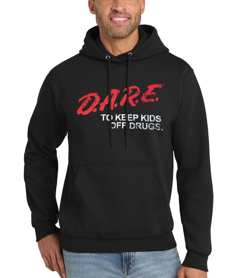 D.A.R.E Distressed DARE Logo Hoodie