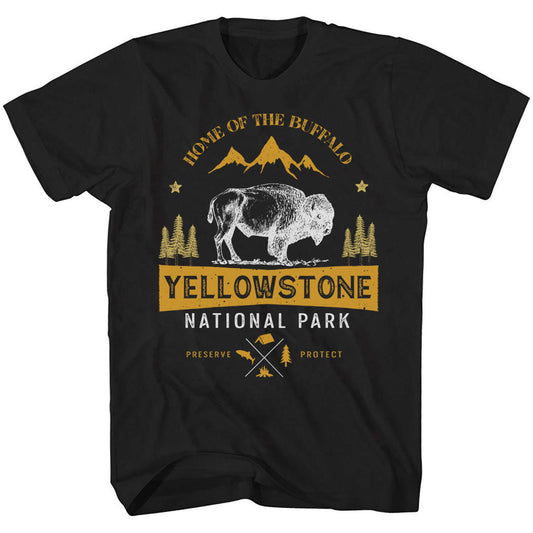Yellowstone Home Of The Buffalo National Park T-Shirt