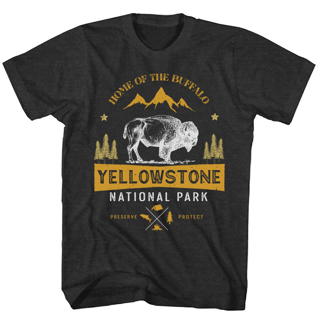 Yellowstone Home Of The Buffalo National Park T-Shirt