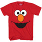 Sesame Street Elmo Face Adult T-Shirt