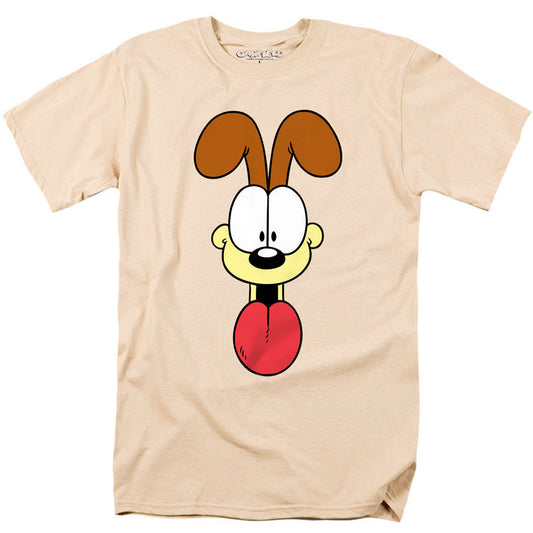 Garfield Odie Face Adult T-Shirt