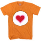 Care Bears Tenderheart Bear Belly Badge Costume T-Shirt