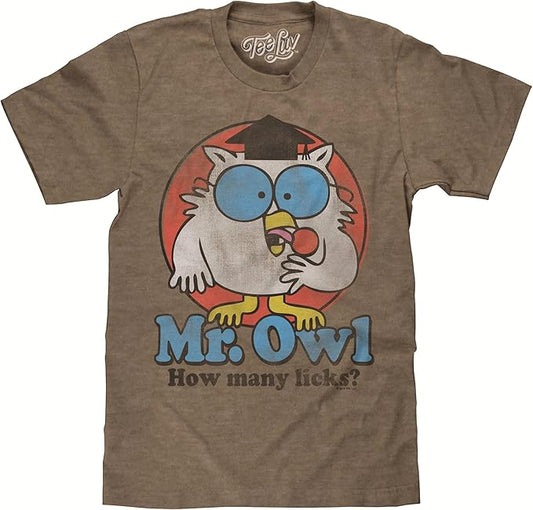 Mr. Owl How Many Licks T-Shirt