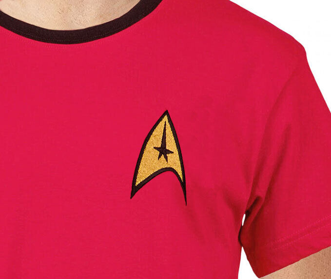 Star Trek Engineering Security Uniform Badge Costume T-Shirt