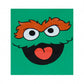 Sesame Street Oscar The Grouch Face Youth Kids T-Shirt