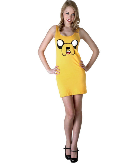 Adventure Time Jake Face Junior Women's Tunic Tank