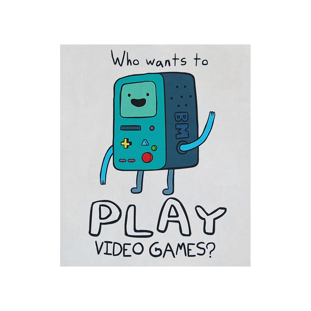 Adventure Time Beemo Want To Play Video Games T-Shirt