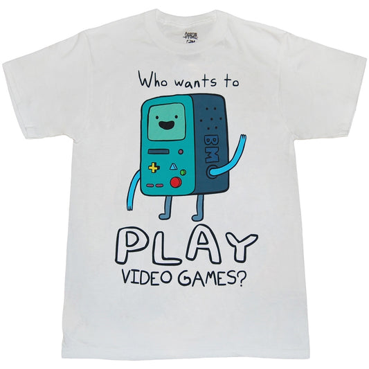 Adventure Time Beemo Want To Play Video Games T-Shirt