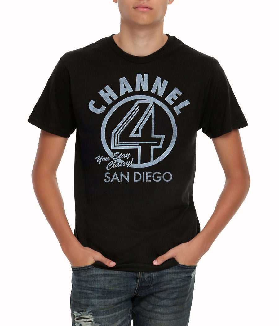 Quaderno A Spirale Anchorman – Channel 4 News – Tema Giallo E Blu – Accessorio Da Collezione Per Fan Di Ron Burgundy