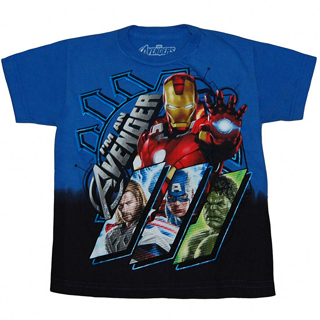 Avengers Movie Lineup Kids Juvy T-Shirt