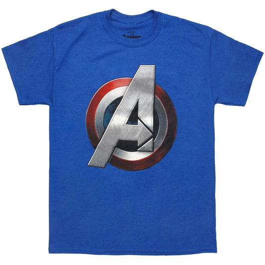 Age of Ultron: Avengers Captain America Assemble Logo T-Shirt