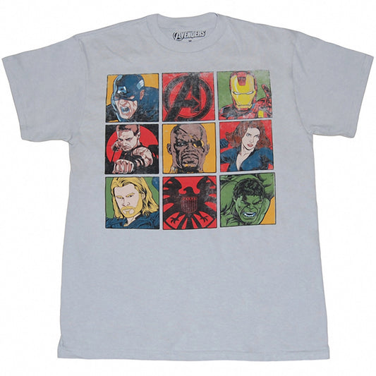 Avengers Square Biz T-Shirt