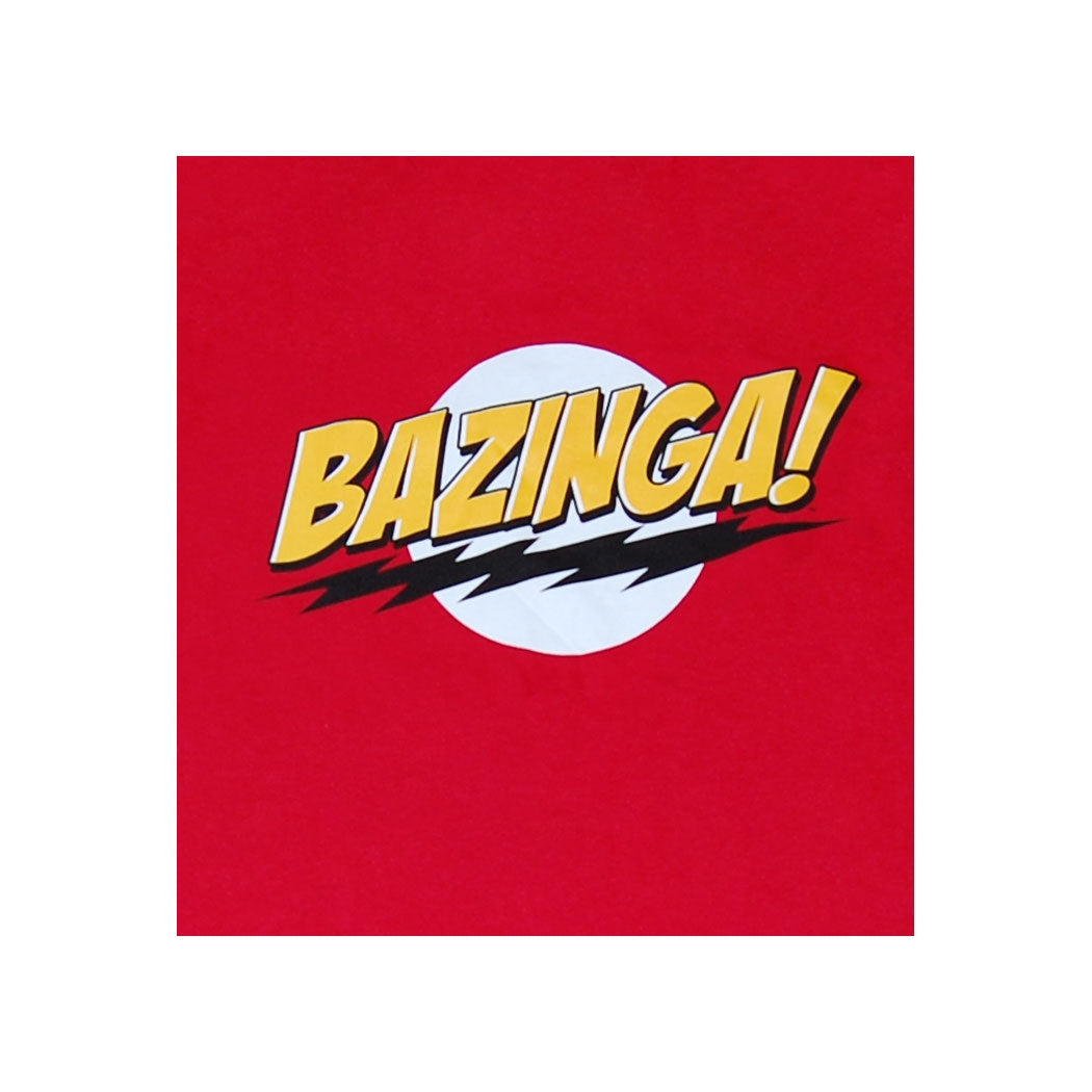 Big Bang Theory Red Bazinga Caped T-Shirt