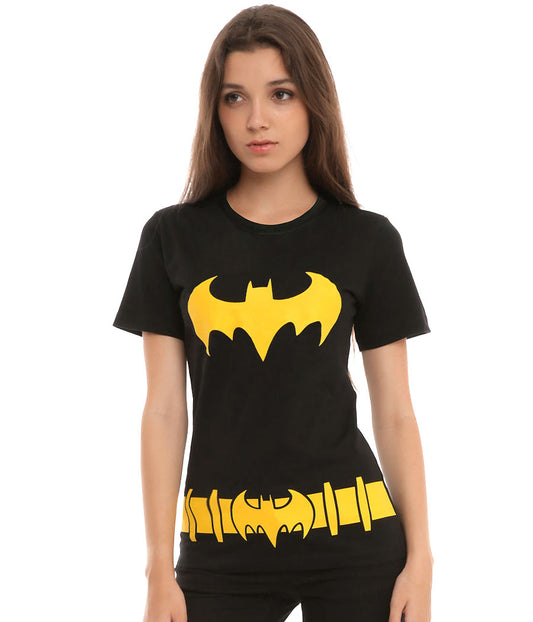 Batman Batgirl Costume Junior Women's T-Shirt