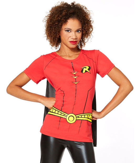 Robin Suit Up Cape Junior T-Shirt