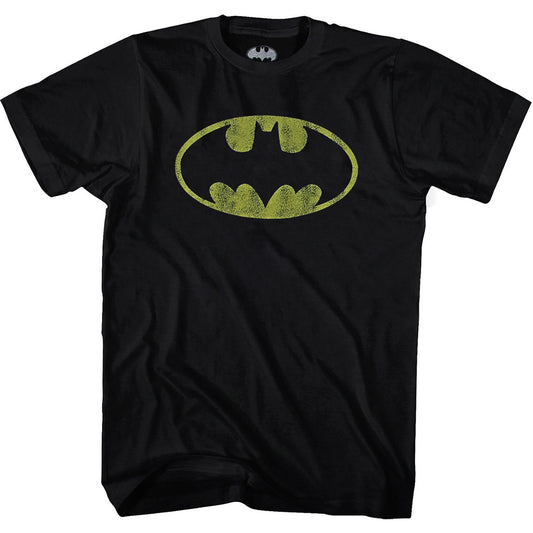 DC Comics Batman Basic Distressed Logo T-Shirt