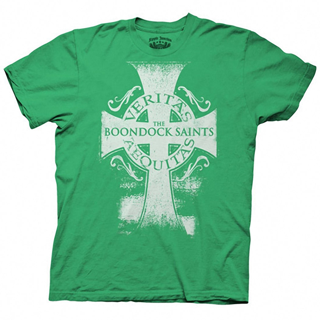 Boondock Saints Veritas Aequitas Cross T-Shirt