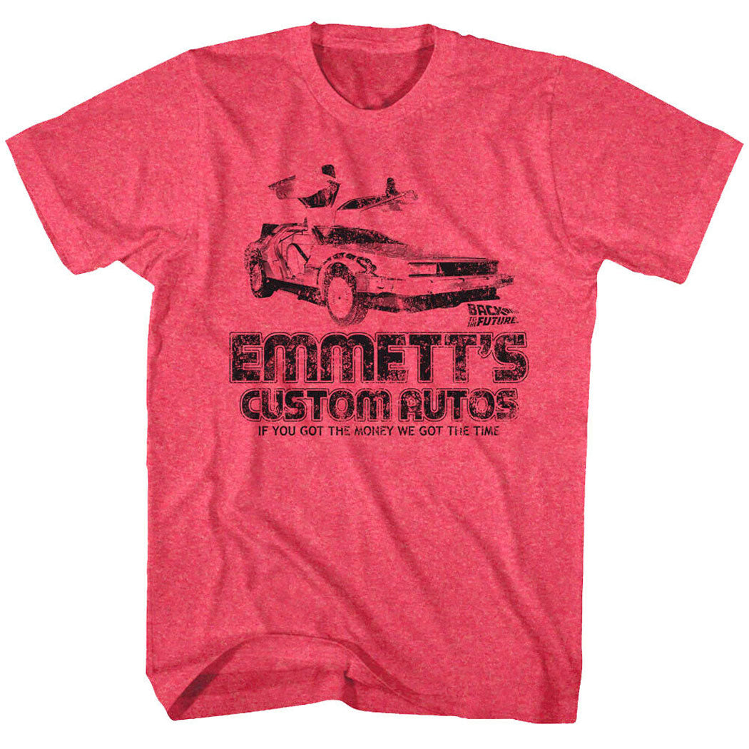 Back To The Future Emmetts Custom Auto T-Shirt