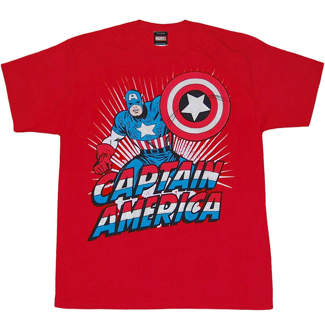 Captain America Stand Strong Youth Kids T-Shirt
