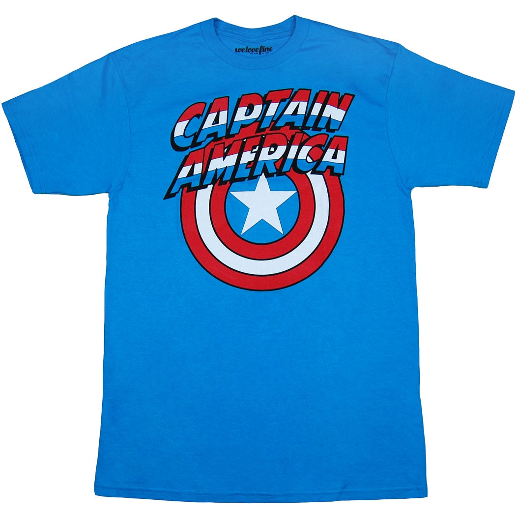 Captain America Flip Over Mask T-Shirt