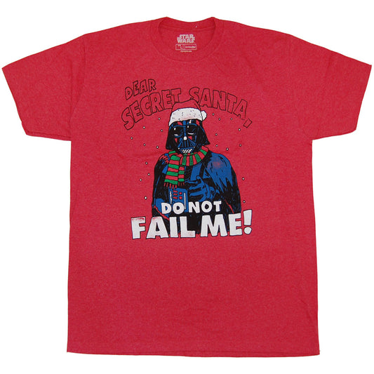 Star Wars Darth Vader Secret Santa T-Shirt