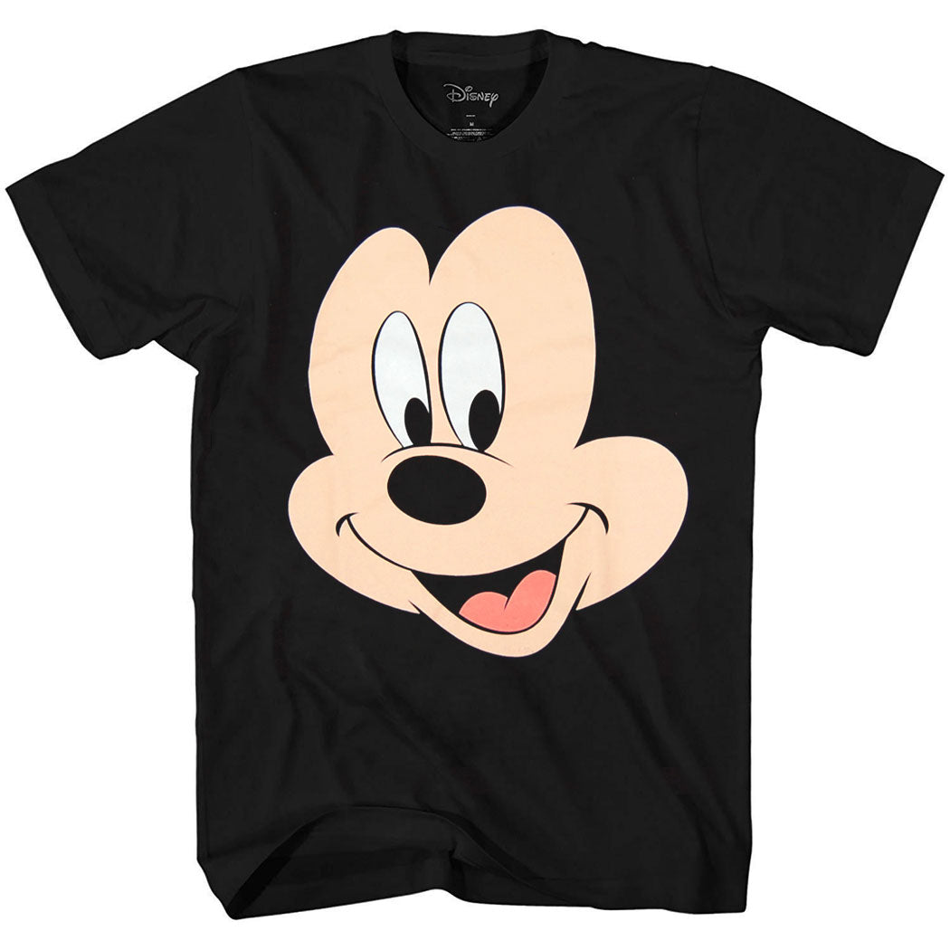 Disney Mickey Mouse Face Big Smile T-Shirt