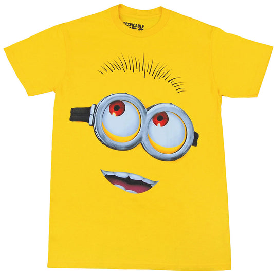 Despicable Me Minion Face Adult T-Shirt