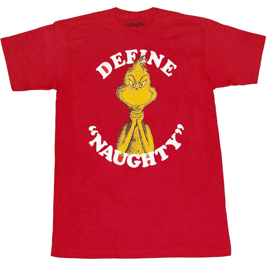 Dr. Seuss Define Naughty Grinch T-Shirt