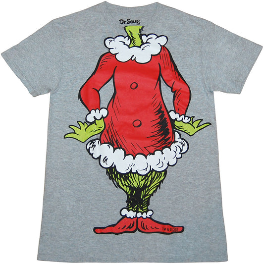 Dr. Seuss Grinch Santa Costume T-Shirt