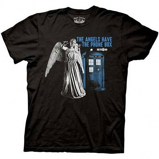 Doctor Who Angels Have Phone Box T-Shirt