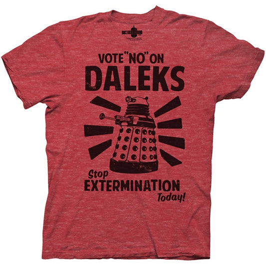 Doctor Who Vote No On Daleks T-Shirt