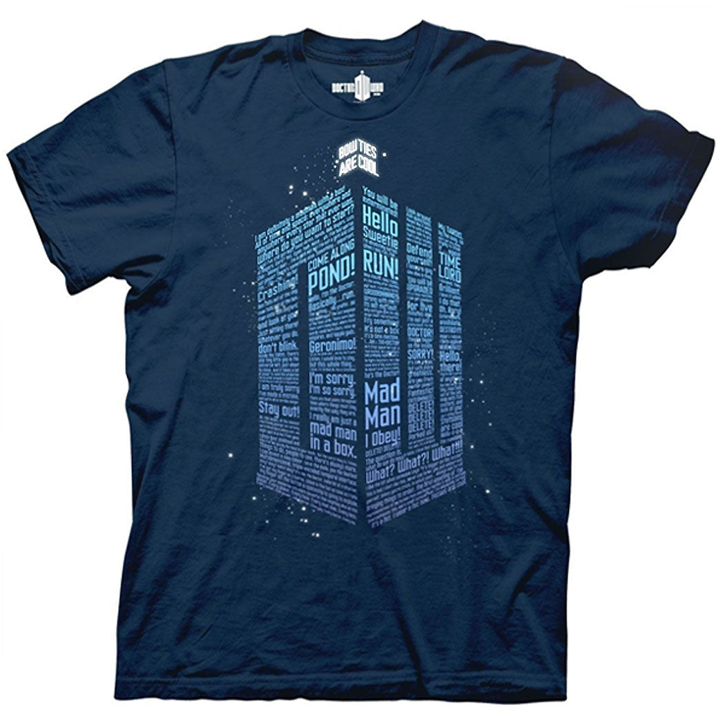 Doctor Who Logo of Words T-Shirt