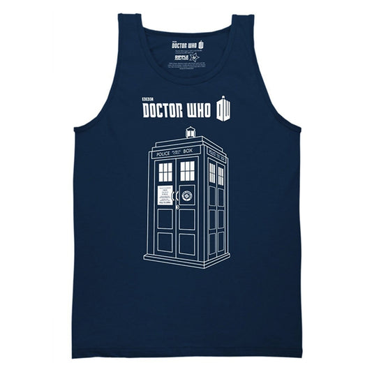 Doctor Who Tardis Vector Tank Top