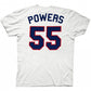Eastbound & Down Charros Kenny Powers White Jersey Shirt