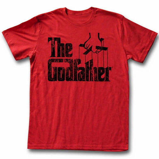 The Godfather Distressed Logo Red T-Shirt