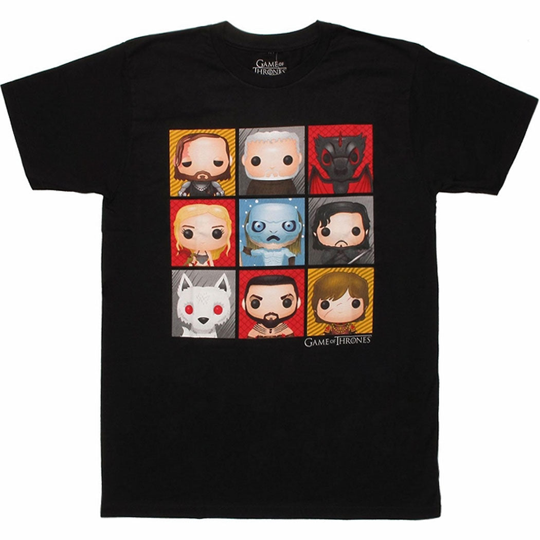 Game Of Thrones Funko Grid T-Shirt