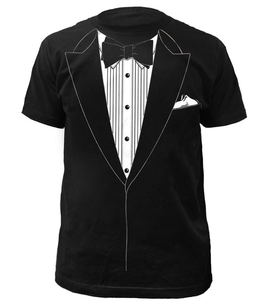 Tuxedo Black Prom Costume Party T-Shirt