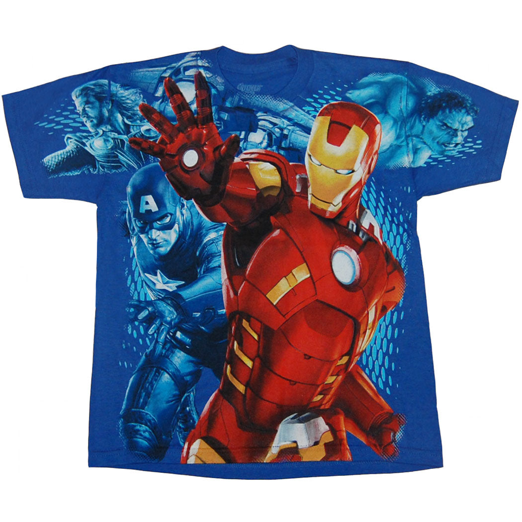 Iron Man Replusor Blast Youth T-Shirt