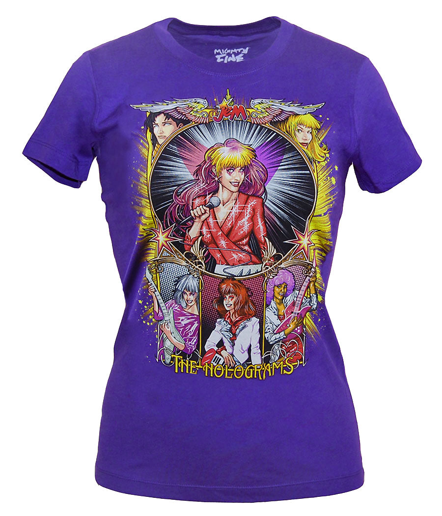 Jem and the Holograms Nouveau Junior Women's T-Shirt
