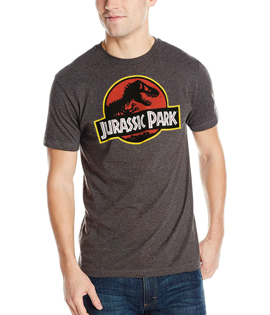 Jurassic Park Distressed Movie Logo T-Shirt