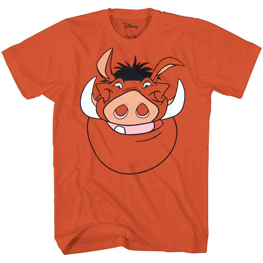Disney Lion King Pumbaa Face Big Smile T-Shirt