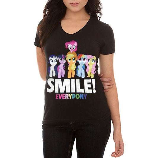 My Little Pony Smile Everypony V-Neck T-Shirt