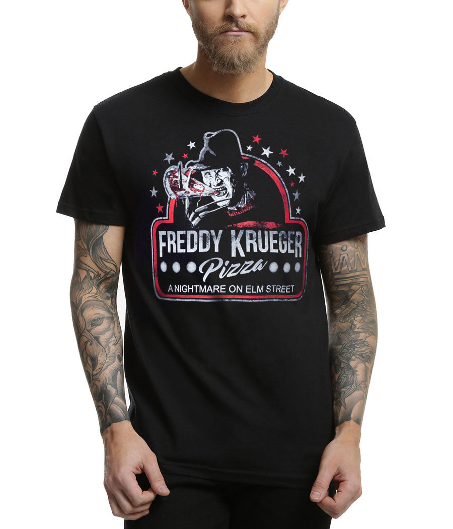 Nightmare on Elm Street Freddy Krueger Pizza T-Shirt