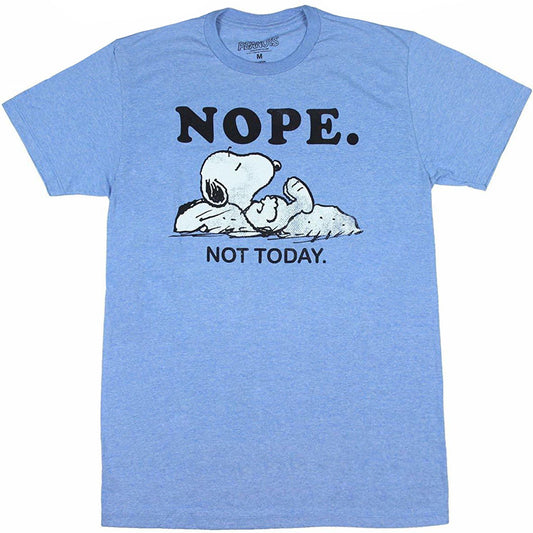 Peanuts Snoopy Nope Not Today T-Shirt