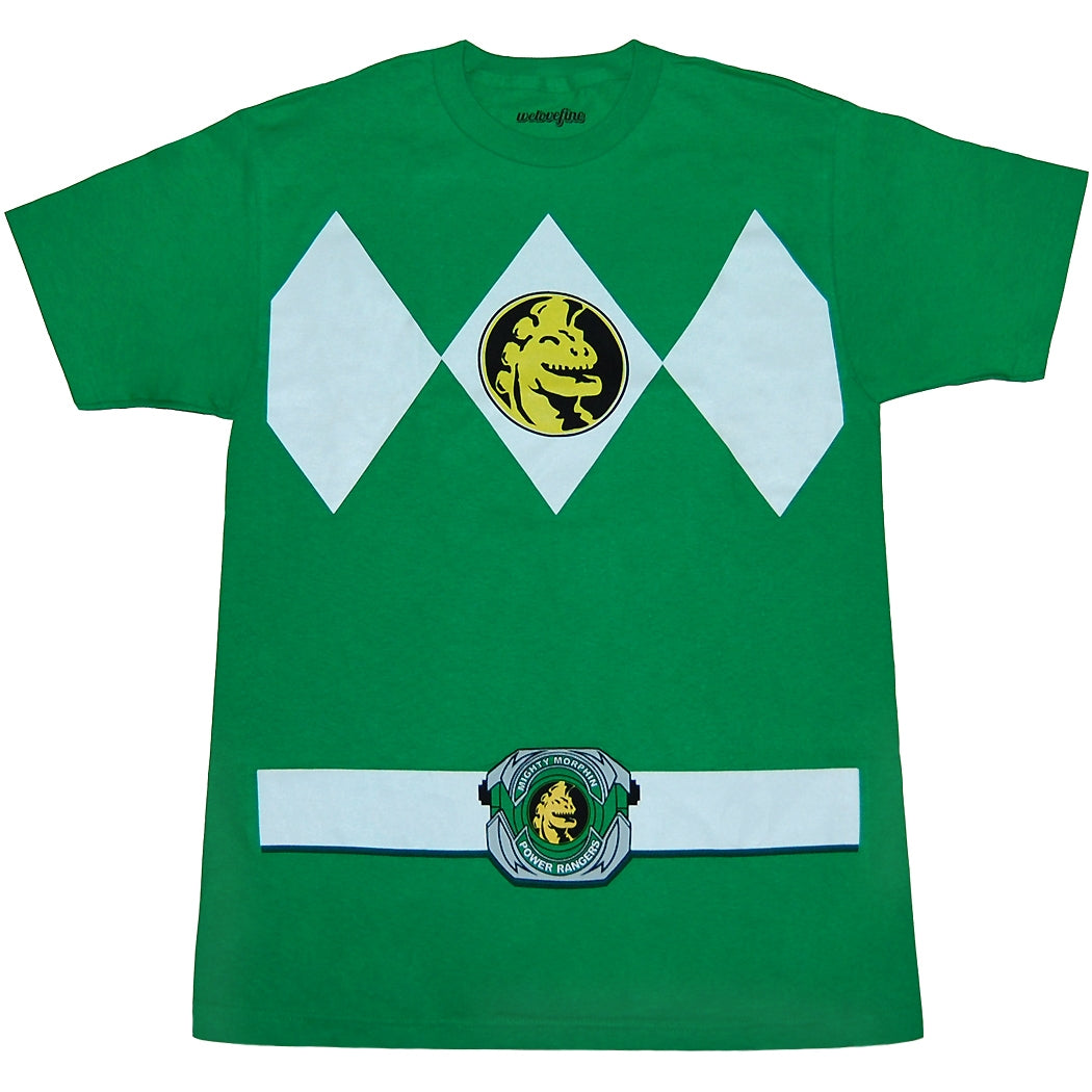 Mighty Morphin Power Rangers Green Ranger Costume T-Shirt