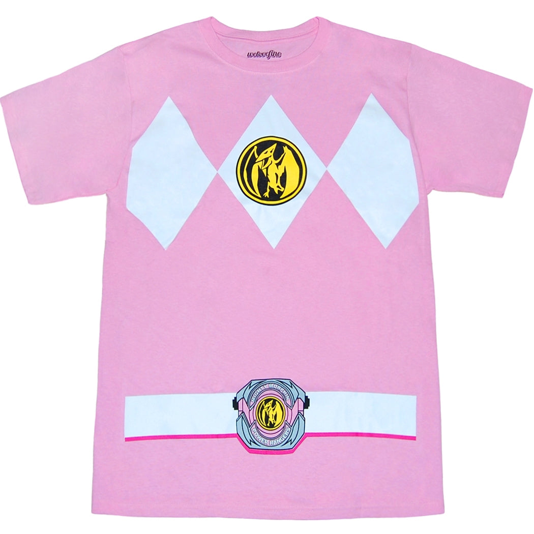 Mighty Morphin Power Rangers Pink Ranger Costume T-Shirt