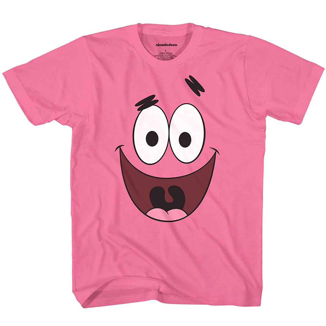 Patrick Star Face Youth Kids T-Shirt