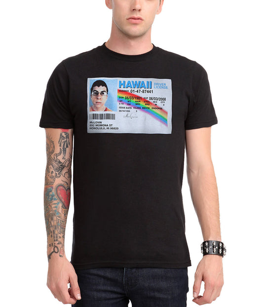 Superbad Mclovin Drivers License T-Shirt