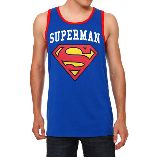 Superman Shield Contrast Tank Top