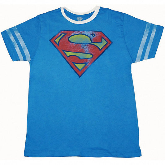 Superman Distressed Symbol Soccer T-Shirt